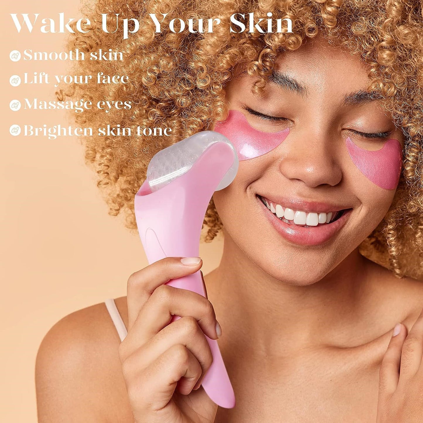 Facial Ice Roller Massager – Cooling Head & Face Therapy Tool